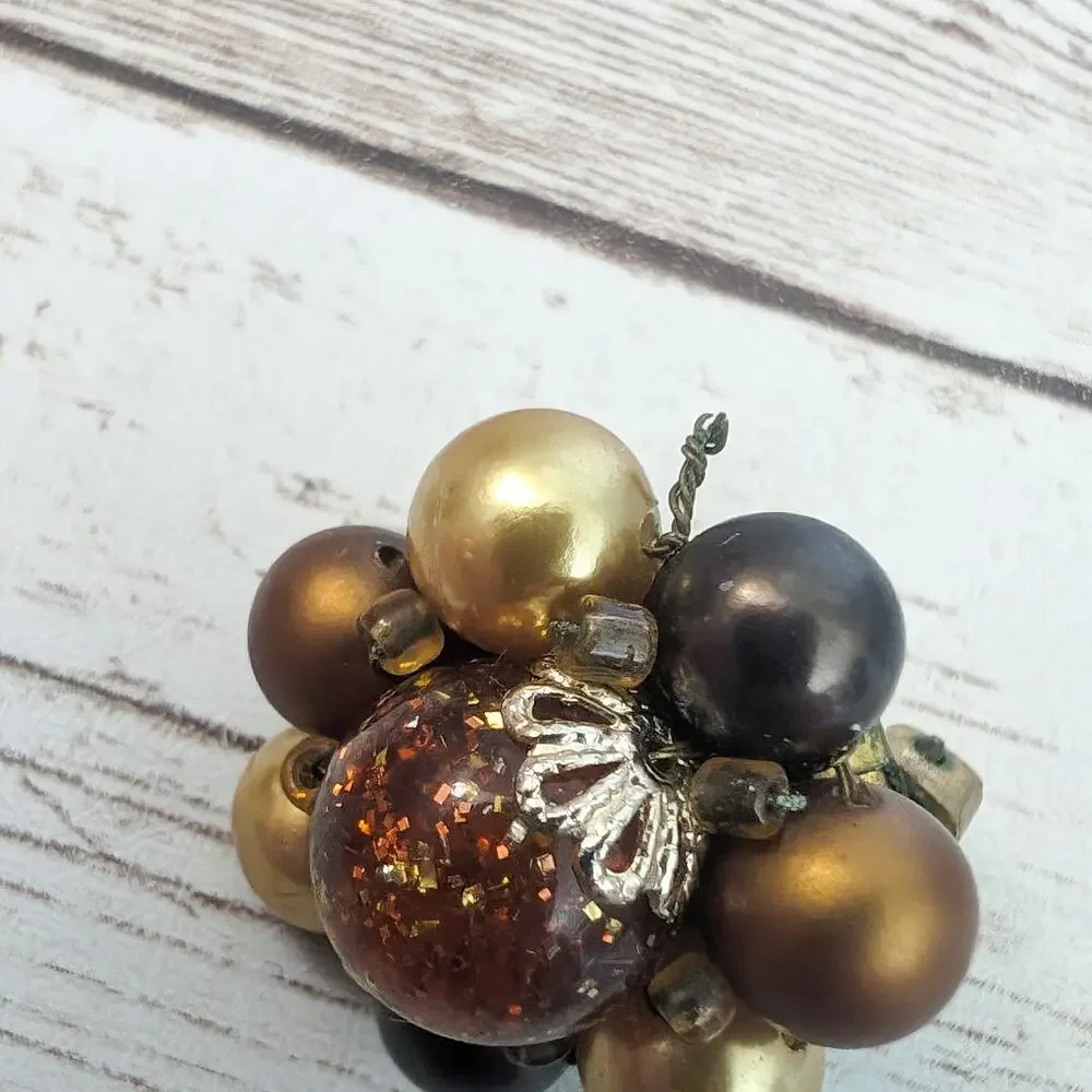 Vintage Clip On Earrings - Just Under 1